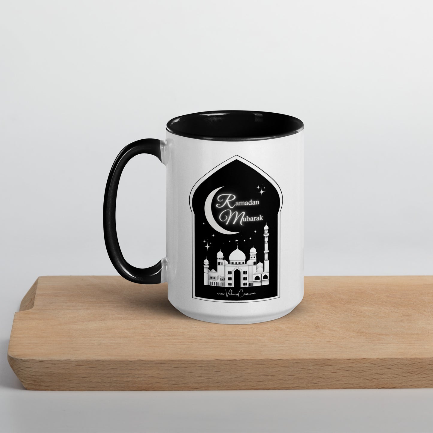 White Dome | Ramadan Collection | Glossy Mug with Color Inside